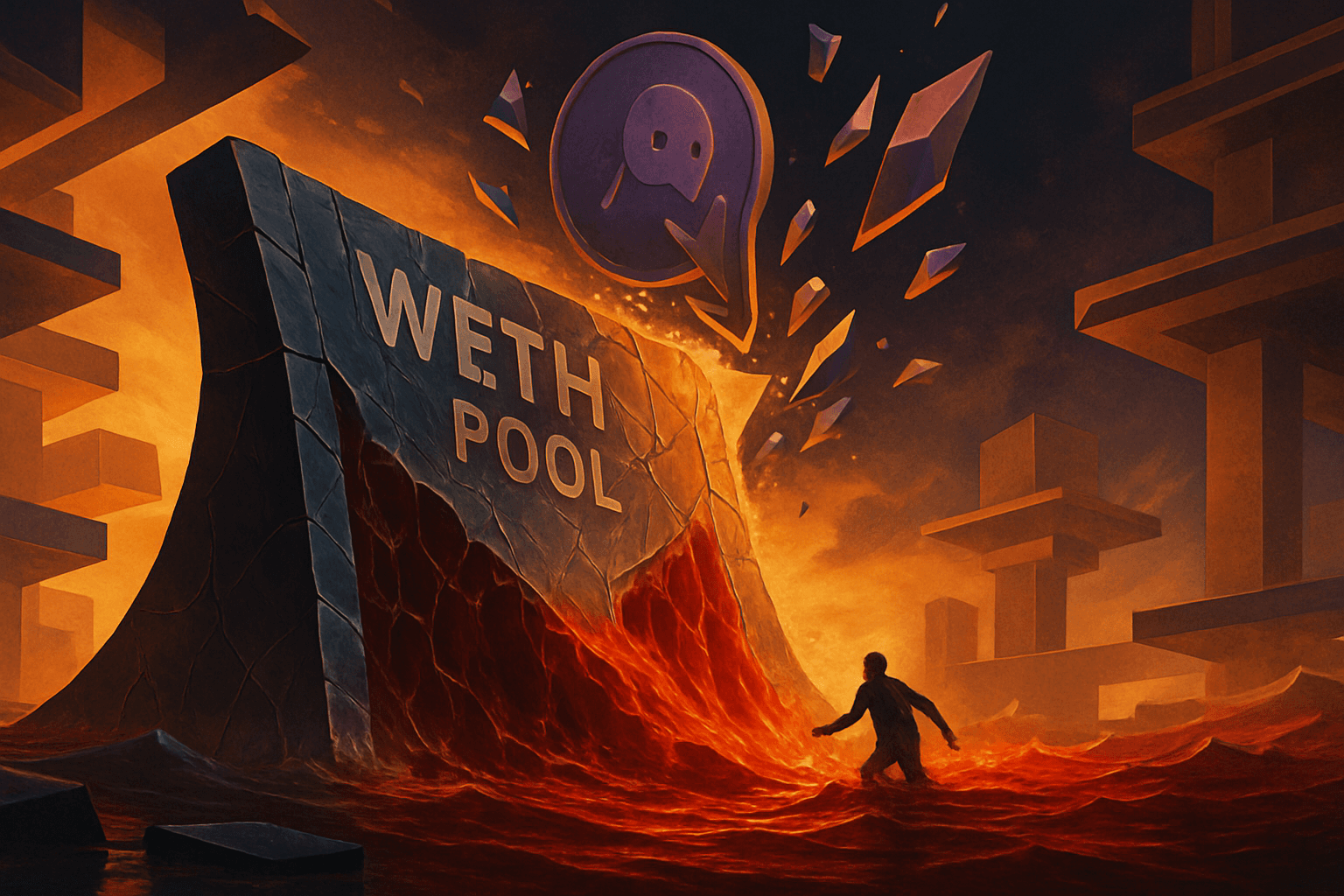 KelpDAO rsETH Exploit Creates $280M Bad Debt in Aave WETH Pool; AAVE Drops 12%