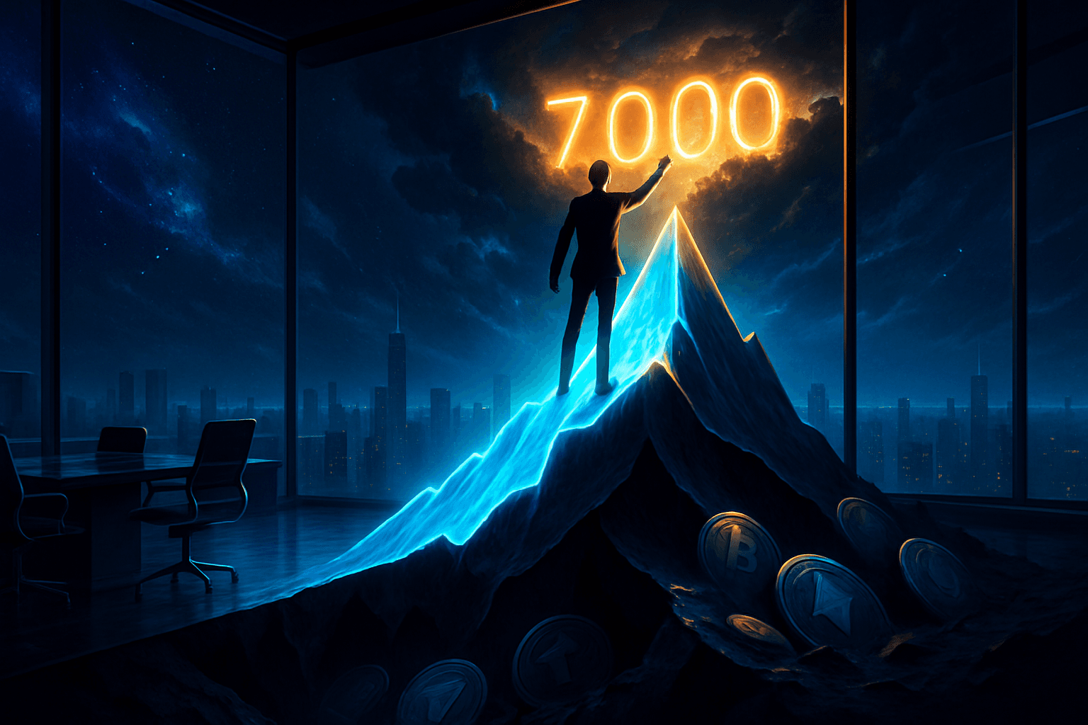 S&P 500 Breaks 7,000 as Global Stocks Hit Records: What It Means for Crypto